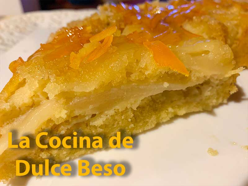 Torta invertida tutti frutti en la Essen