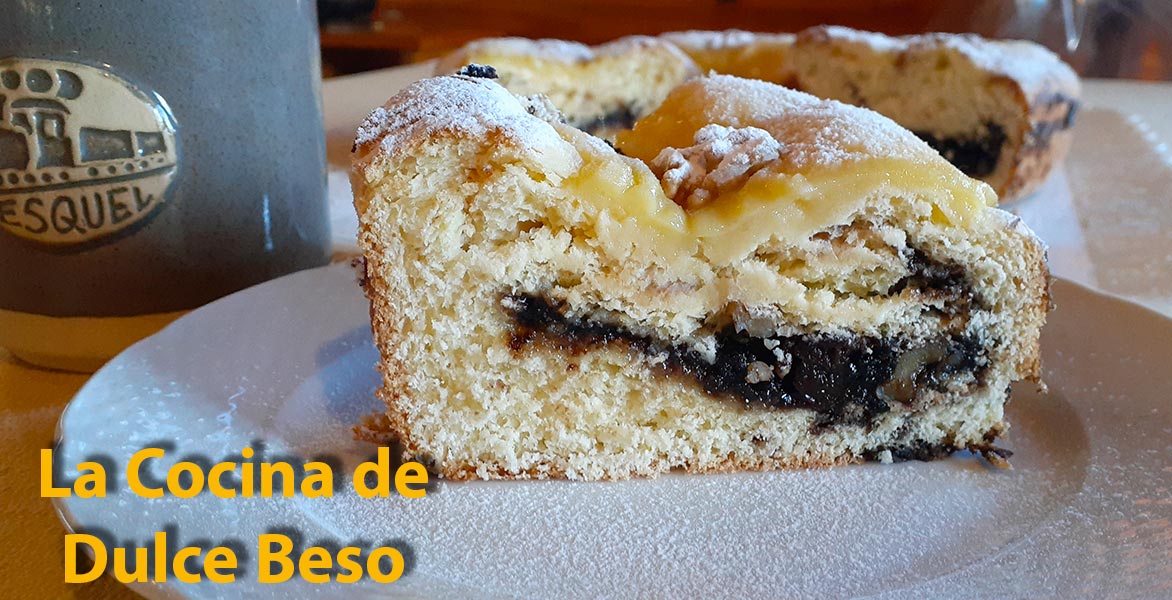 Rosca de Pascua rellena